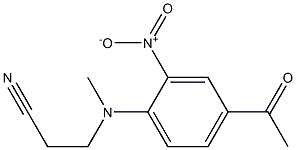 3-[(4-acetyl-2-nitrophenyl)(methyl)amino]propanenitrile