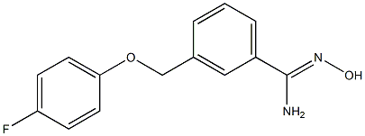 3-[(4-fluorophenoxy)methyl]-N'-hydroxybenzenecarboximidamide