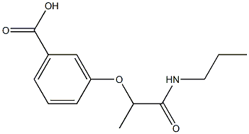 3-[1-(propylcarbamoyl)ethoxy]benzoic acid