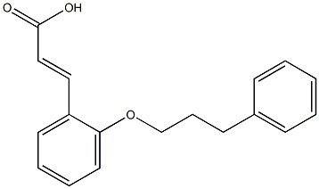 3-[2-(3-phenylpropoxy)phenyl]prop-2-enoic acid
