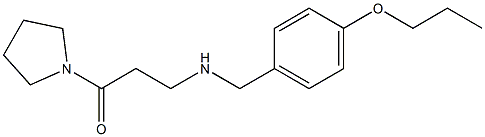 3-{[(4-propoxyphenyl)methyl]amino}-1-(pyrrolidin-1-yl)propan-1-one