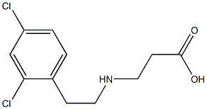3-{[2-(2,4-dichlorophenyl)ethyl]amino}propanoic acid