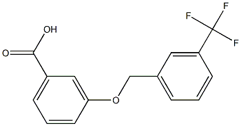 3-{[3-(trifluoromethyl)phenyl]methoxy}benzoic acid