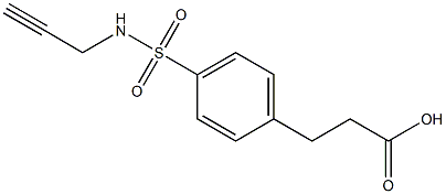 3-{4-[(prop-2-ynylamino)sulfonyl]phenyl}propanoic acid