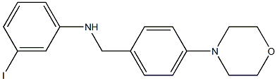 3-iodo-N-{[4-(morpholin-4-yl)phenyl]methyl}aniline