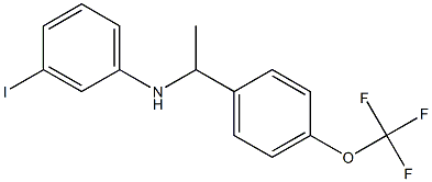 3-iodo-N-{1-[4-(trifluoromethoxy)phenyl]ethyl}aniline