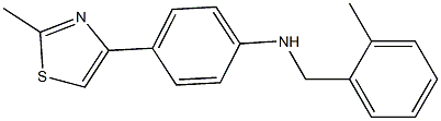 4-(2-methyl-1,3-thiazol-4-yl)-N-[(2-methylphenyl)methyl]aniline