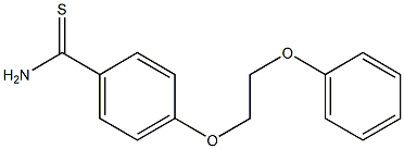 4-(2-phenoxyethoxy)benzene-1-carbothioamide
