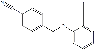 4-(2-tert-butylphenoxymethyl)benzonitrile