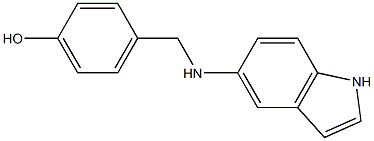 4-[(1H-indol-5-ylamino)methyl]phenol