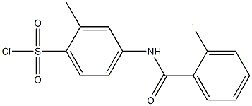 4-[(2-iodobenzene)amido]-2-methylbenzene-1-sulfonyl chloride