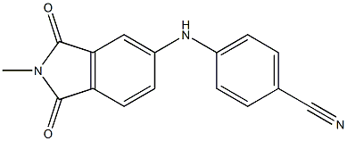4-[(2-methyl-1,3-dioxo-2,3-dihydro-1H-isoindol-5-yl)amino]benzonitrile