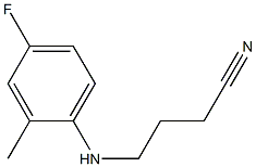4-[(4-fluoro-2-methylphenyl)amino]butanenitrile