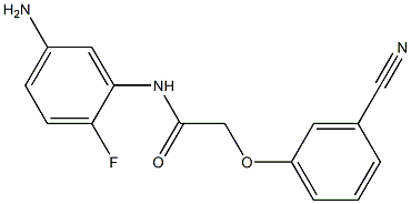 N-(5-amino-2-fluorophenyl)-2-(3-cyanophenoxy)acetamide