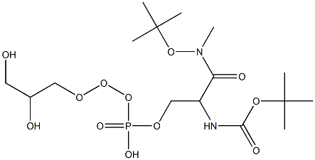 {1-(tert-Butoxy-methyl-carbamoyl)-2-[(2,3-dihydroxy-propoxy)-hydroxy-phosphoryloxy]-ethyl}-carbamic acid tert-butyl ester