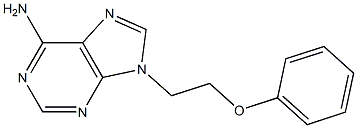 9-(2-phenoxyethyl)-9H-purin-6-ylamine Structure