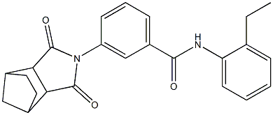 3-(3,5-dioxo-4-azatricyclo[5.2.1.0~2,6~]dec-4-yl)-N-(2-ethylphenyl)benzamide