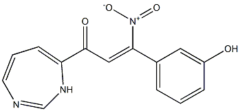 1-(1H-1,3-diazepin-7-yl)-3-nitro-3-(3-hydroxyphenyl)-2-propen-1-one
