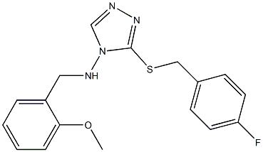 3-[(4-fluorobenzyl)sulfanyl]-N-(2-methoxybenzyl)-4H-1,2,4-triazol-4-amine