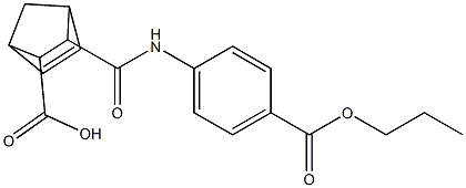 3-{[4-(propoxycarbonyl)anilino]carbonyl}bicyclo[2.2.1]hept-5-ene-2-carboxylic acid