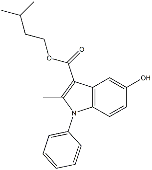 isopentyl 5-hydroxy-2-methyl-1-phenyl-1H-indole-3-carboxylate