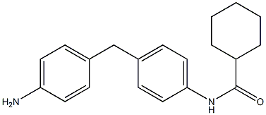 N-[4-(4-aminobenzyl)phenyl]cyclohexanecarboxamide