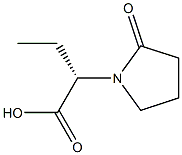 (alpha S)- alpha-Ethyl-2-oxo-1-pyrrolidine acetic acid Structure