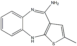4-Amino-2-methyl-10H-thieno- [2,3-b][1,5] benzodiazapine. Structure