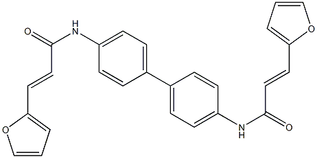 (E)-3-(2-furyl)-N-(4'-{[(E)-3-(2-furyl)-2-propenoyl]amino}[1,1'-biphenyl]-4-yl)-2-propenamide