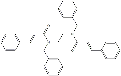 (E)-N-benzyl-N-(2-{benzyl[(E)-3-phenyl-2-propenoyl]amino}ethyl)-3-phenyl-2-propenamide