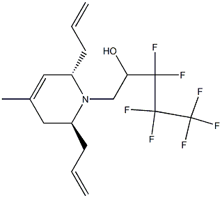 1-[(2S,6S)-2,6-diallyl-4-methyl-3,6-dihydro-1(2H)-pyridinyl]-3,3,4,4,5,5,5-heptafluoro-2-pentanol