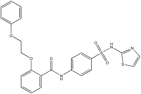 2-(2-phenoxyethoxy)-N-{4-[(1,3-thiazol-2-ylamino)sulfonyl]phenyl}benzamide