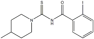 2-iodo-N-[(4-methyl-1-piperidinyl)carbothioyl]benzamide