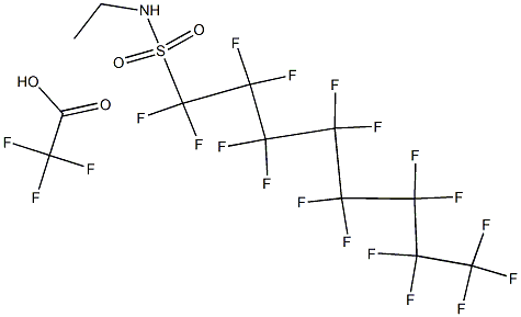 N-ethyl perfluorooctylsulfonylaminoacetate Struktur