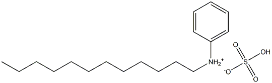 dodecyl phenyl ammonium sulfate Struktur