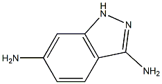 1H-3,6-二氨基吲唑, , 结构式