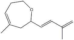 2,3,6,7-Tetrahydro-4-methyl-2-(3-methyl-1,3-butadien-1-yl)oxepin