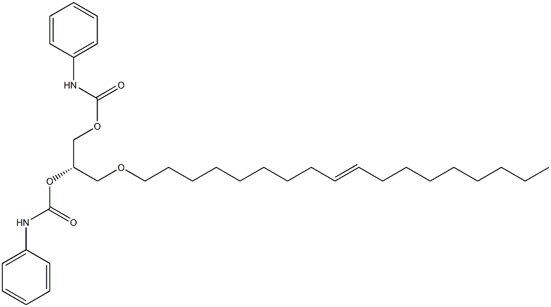 [S,(-)]-1-O,2-O-Bis(N-phenylcarbamoyl)-3-O-[(E)-9-octadecenyl]-L-glycerol|