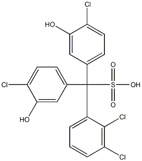 (2,3-Dichlorophenyl)bis(4-chloro-3-hydroxyphenyl)methanesulfonic acid