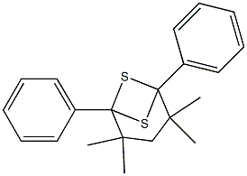 2,2,4,4-Tetramethyl-1,5-diphenyl-6,7-dithiabicyclo[3.1.1]heptane