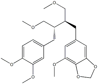 5-[(2S,3S)-2,3-Bis(methoxymethyl)-4-(3,4-dimethoxyphenyl)butyl]-7-methoxy-1,3-benzodioxole