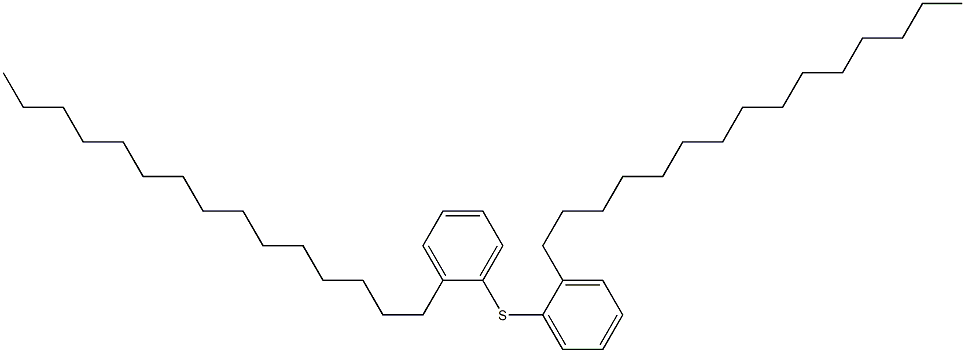 ペンタデシルフェニルスルフィド 化学構造式