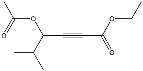 4-Acetoxy-5-methyl-2-hexynoic acid ethyl ester