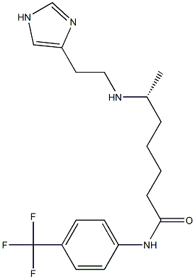 (R)-6-[2-(1H-Imidazol-4-yl)ethylamino]-N-[4-(trifluoromethyl)phenyl]heptanamide