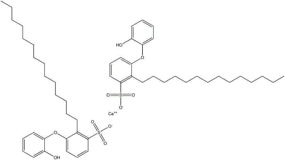 Bis(2'-hydroxy-2-tetradecyl[oxybisbenzene]-3-sulfonic acid)calcium salt