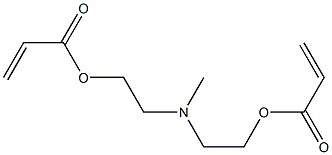 ジアクリル酸(メチルイミノ)ビス(2,1-エタンジイル) 化学構造式