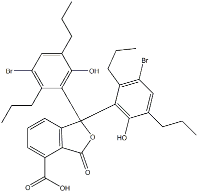 1,1-Bis(3-bromo-6-hydroxy-2,5-dipropylphenyl)-1,3-dihydro-3-oxoisobenzofuran-4-carboxylic acid