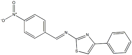 4-Phenyl-2-[(4-nitrobenzylidene)amino]thiazole