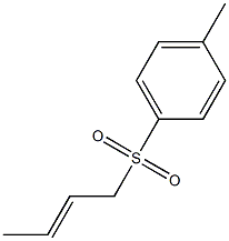 (E)-2-Butenyl 4-methylphenyl sulfone Struktur