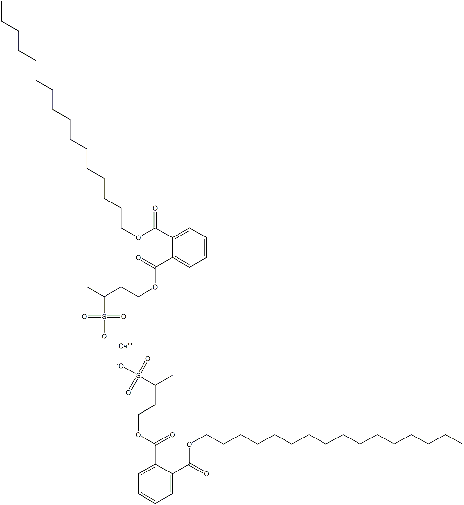 Bis[4-[(2-hexadecyloxycarbonylphenyl)carbonyloxy]butane-2-sulfonic acid]calcium salt